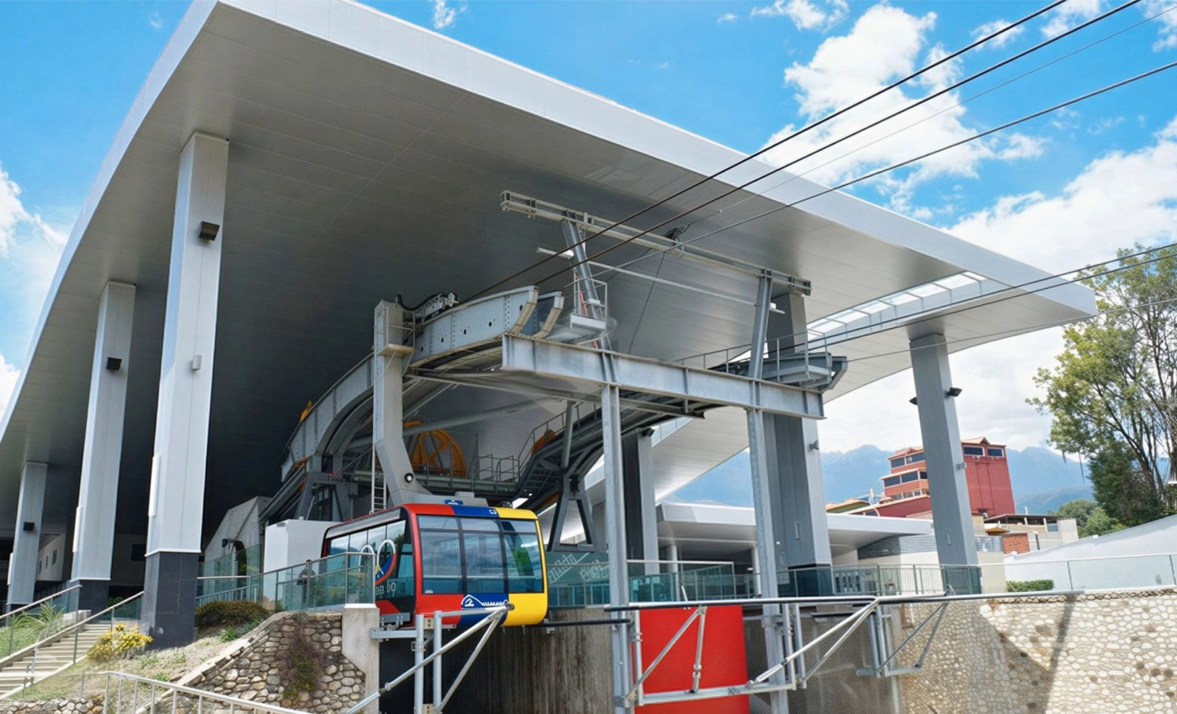 Estación Barinitas - Sistema Teleférico de Mérida — Edificaciones — Taller Chama, Mérida, Venezuela