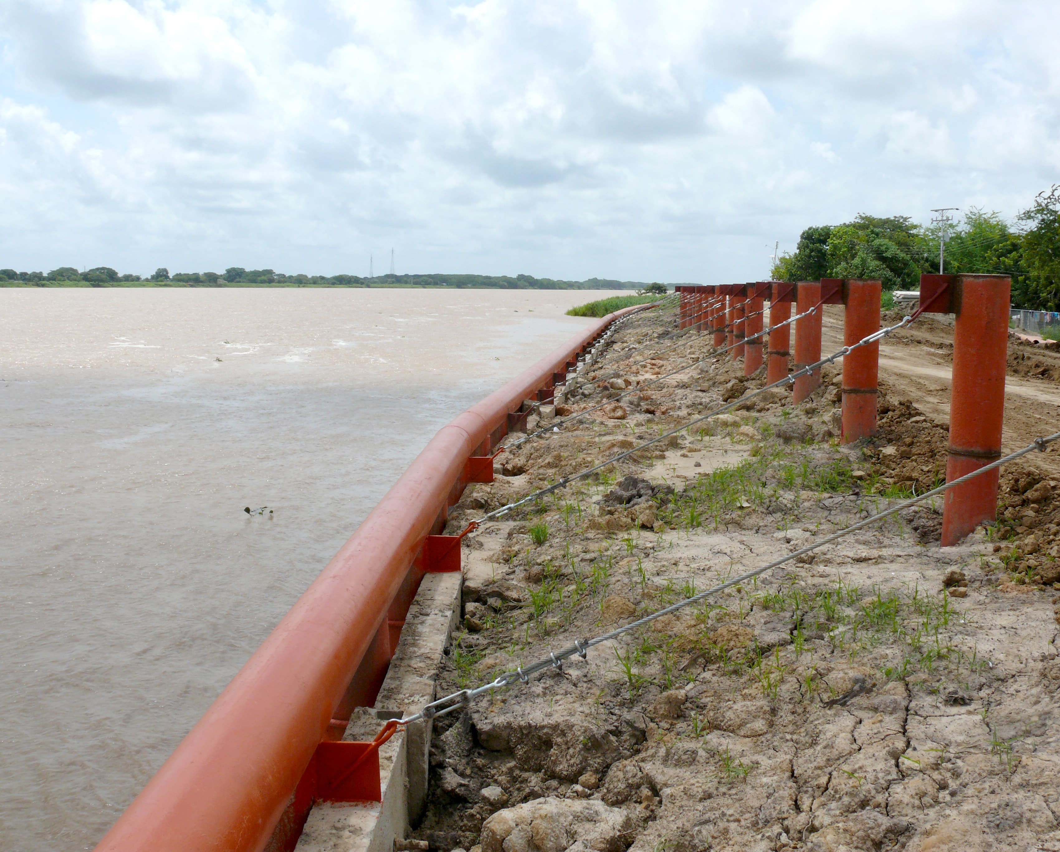 Estabilización de Margen — Río Apure (23 de Enero) — Canalización y Protección Hidráulica — Taller Chama, Mérida, Venezuela