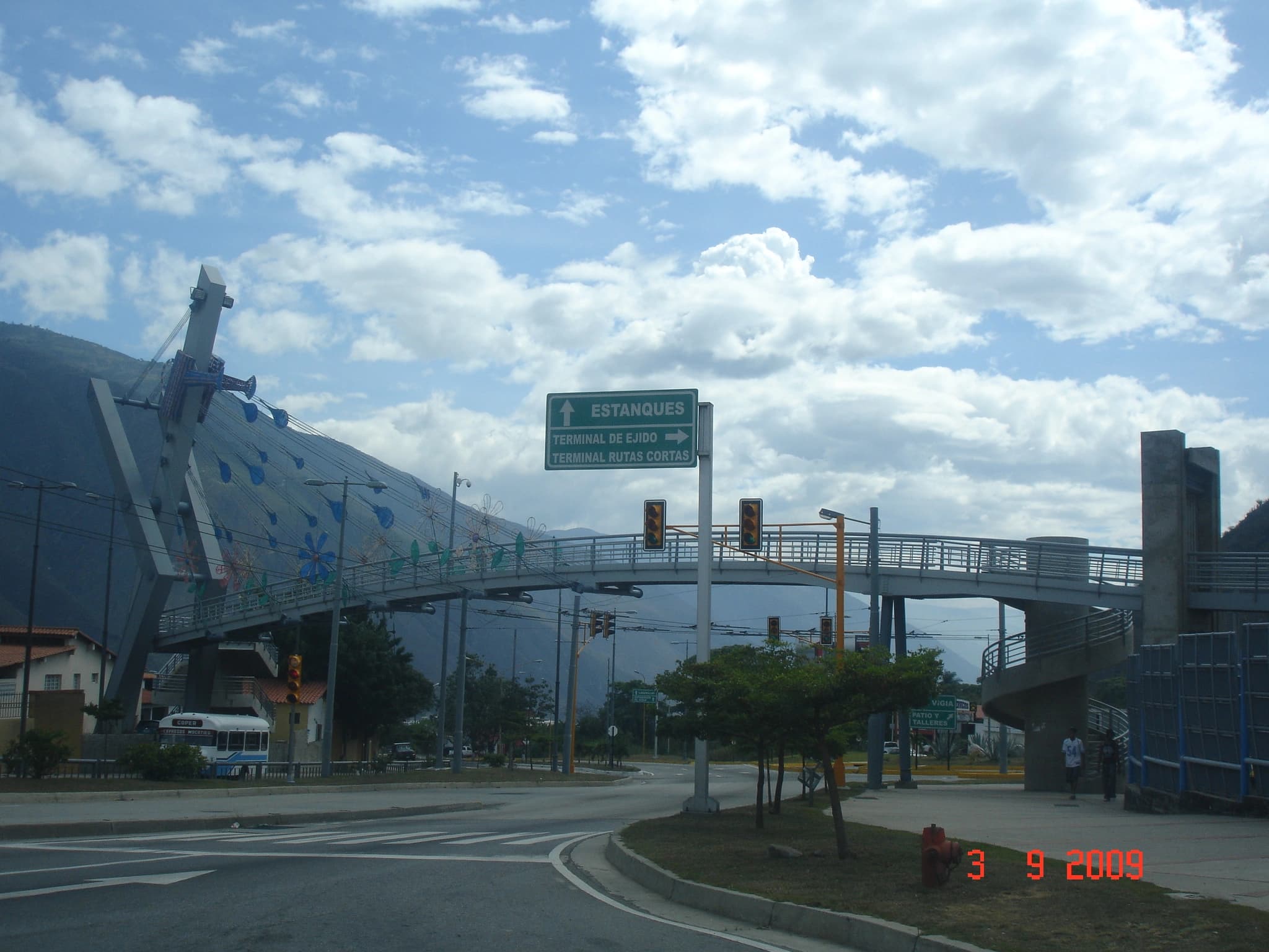 Pasarela Pozo Hondo — Sistema Trolebús de Mérida — Puentes — Taller Chama, Mérida, Venezuela